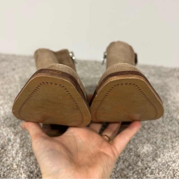 Dolce Vita Silma Western Leather Cowboy Bootie Tan Zipper Pointed Toe Size 6 - Picture 7 of 13